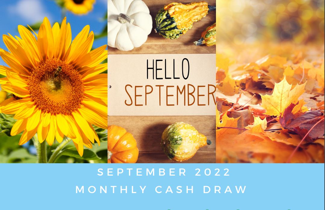 September 2022 Cash Draw Winners