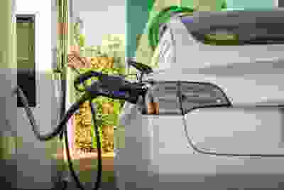 Electric Car being charged