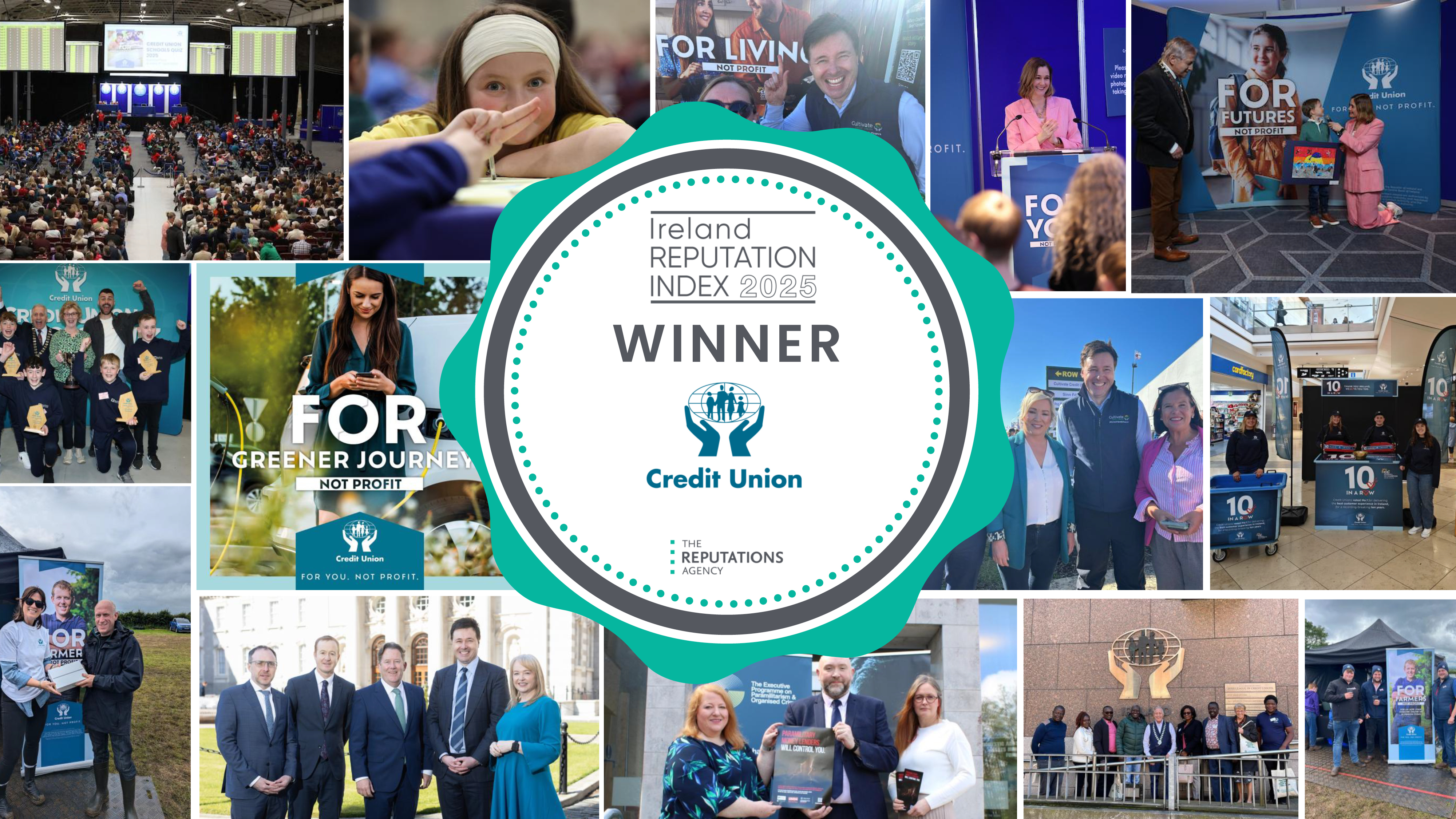 Credit Unions claim top spot in the Ireland Reputation Index 2025