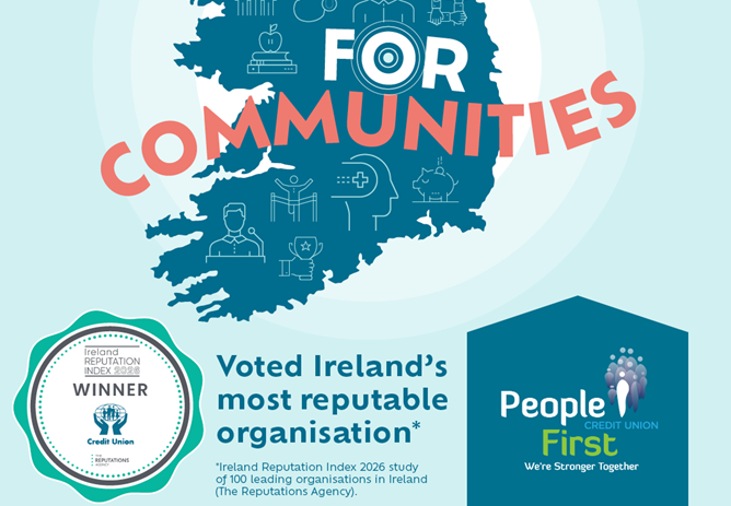 Credit Unions ranked as Ireland’s most reputable organisation for the fourth year in a row