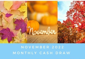 November 2022 Cash Draw Winners