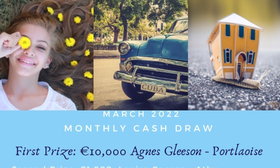 March 2022 Cash Draw Winners