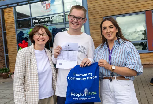 Portlaoise College L. Cert With People First 11