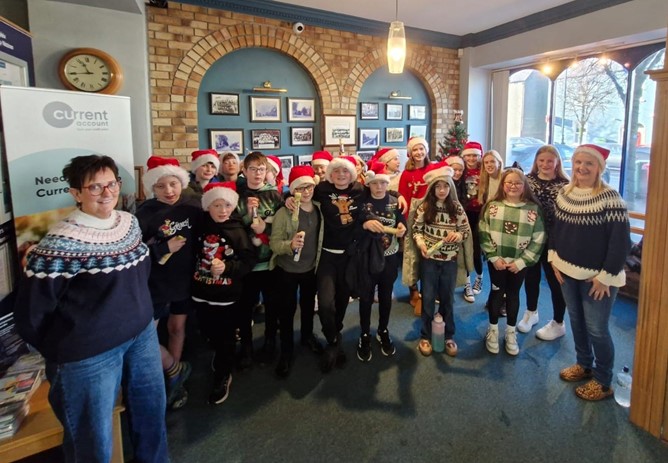 Schools Spread Christmas Cheer at People First Credit Union