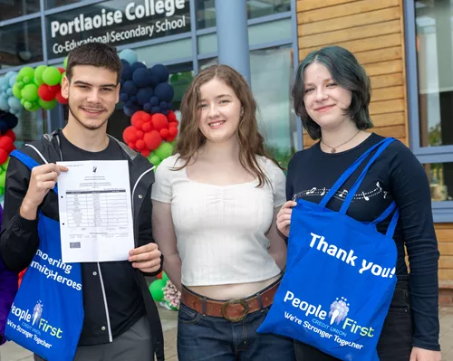 Portlaoise College L. Cert With People First 13