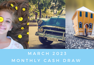 March 2023 Cash Draw Winners