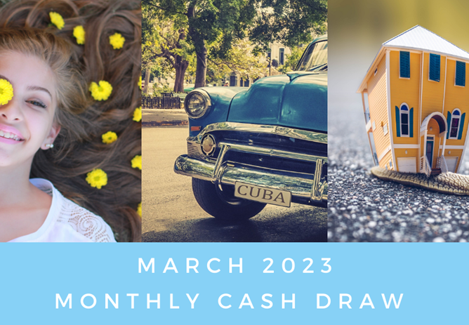March 2023 Cash Draw Winners
