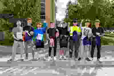 students holding their leaving certificate results