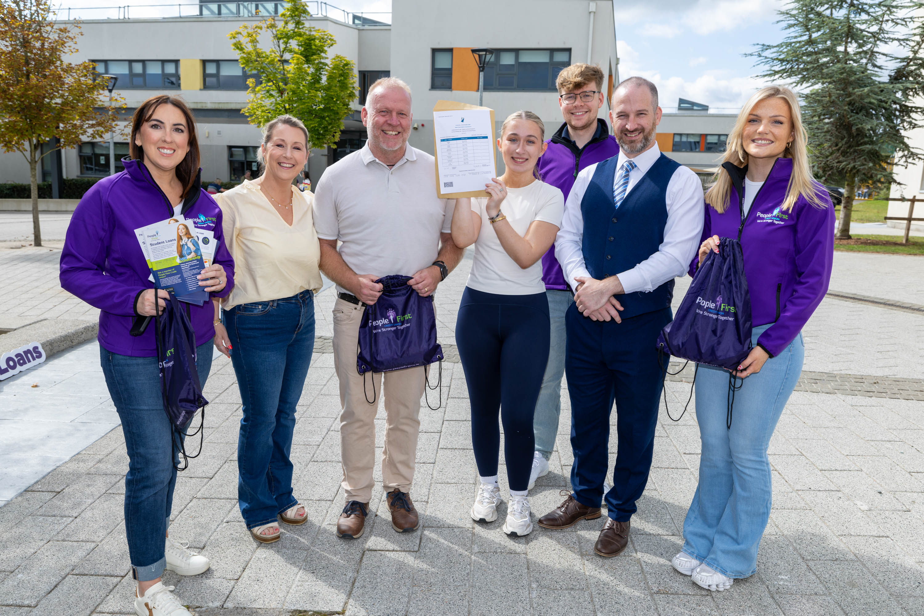 Celebrating the Leaving Cert Results with People First Credit Union!