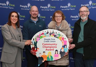 People First Credit Union honors Portlaoise Tidy Towns as Winner of the 'Community Champions Award'